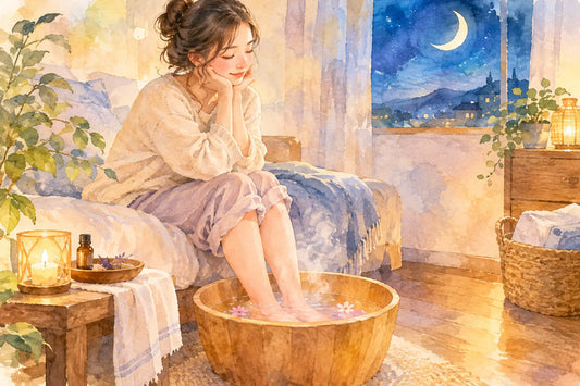 寝る前足湯 おすすめ習慣で夜をほどく30分の整え方