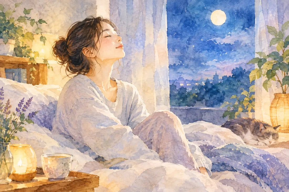 疲れた夜 整えるセルフケアで、眠る前の30分を自宅で静かな休息へ変える