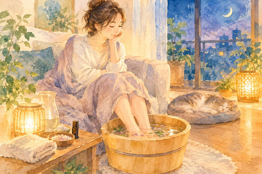 自宅デトックス足湯の始め方｜準備から片付けまで、30分で整う夜の習慣