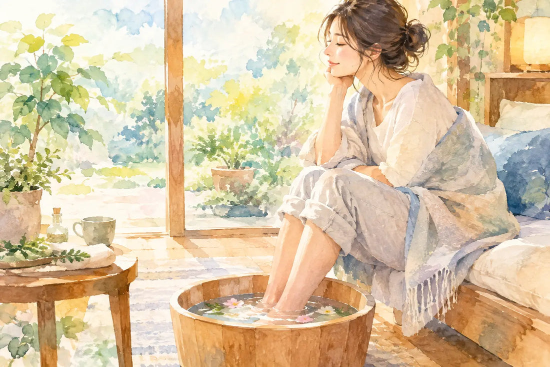 足湯 デトックスは本当に整う？自宅で30分、休息へ切り替えるやさしい習慣
