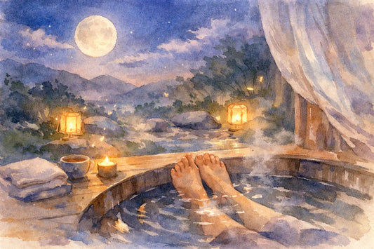 夜の足湯 ルーティン 作り方｜忙しい日の終わりに30分、眠る前の余白をつくる習慣