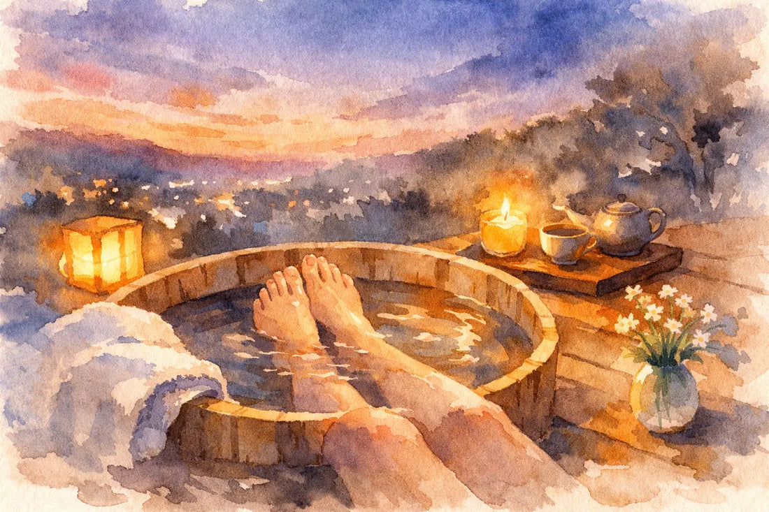 足湯習慣を続けるためのコツ、忙しい夜に30分の余白をつくる